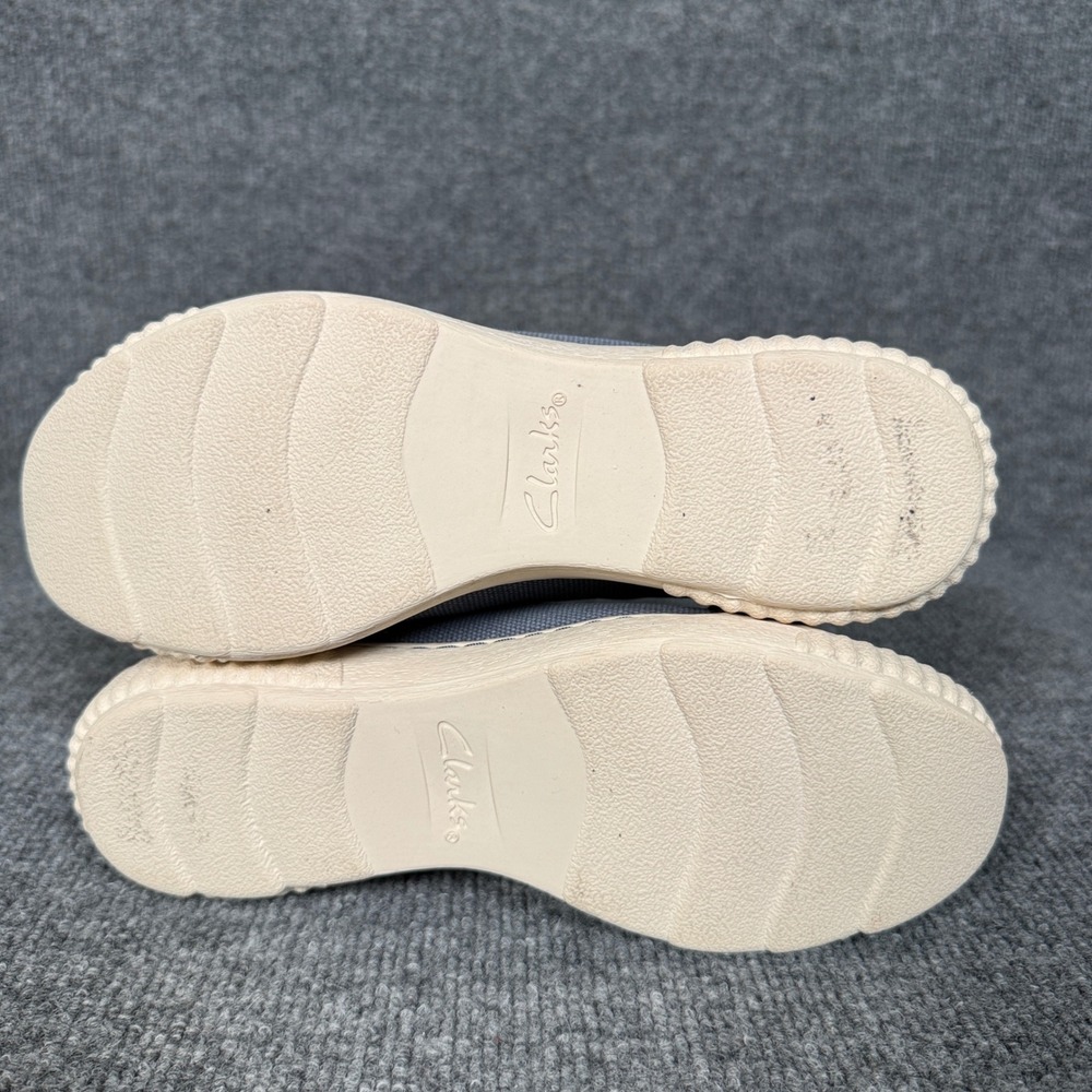 Clarks Collection Womens Size 7 Sneakers Shoes Blue Caroline Echo Casual Zipper - Picture 9 of 10